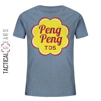 TDS KIDS - UNISEX T-SHIRT - PENG PENG - MID HEATHER BLUE - KOLLEKTION 2023